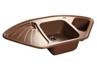 Кухонная мойка GranFest CORNER C-1040E терракот