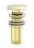 Донный клапан для раковины WONZON & WOGHAND, Брашированное золото (WW-88SS08-BG)