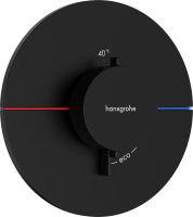Термостат для скрытой установки Hansgrohe ShowerSelect Comfort S. 15559670. черный матовый 15559670