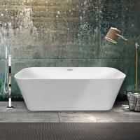 Ванна акриловая Vincea VBT-401-1700, 1700*800*580 цвет белый, слив-перелив в комплекте, хром