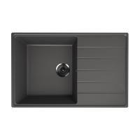 Кухонная мойка Ulgran Quartz Prima 780-09, мокрый асфальт