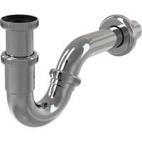 Сифон для биде Alcaplast Ø32 металл, A45G