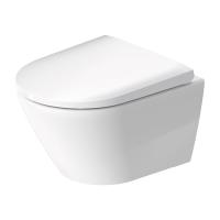 Duravit D-Neo Унитаз подвесной 48х37см, безободковый, сиденье микролифт, цвет: белый 45880900A1 (2588090000+0021690000)