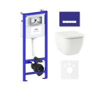 Комплект инсталляции и унитаза 6 в 1 Lavinia Boho Relfix One Rimless 75110105