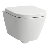 Laufen Meda Унитаз 49x36x35.5см., подвесной, безободковый, смыв Tornado, цвет: белый глянцевый 8.2011.3.000.000.1