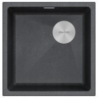 Мойка LUMI 45UNI-SKEW, IT-GRANIT, LU45SK-DG, графит, 455х440, Paulmark