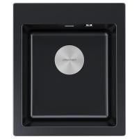 Мойка KANTE 40, IT-GRANIT, PM104249-BLM, черный, 415х490 мм, Paulmark