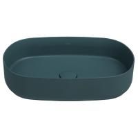 Раковина ISVEA Infinity накладная 550*360*120 цвет изумрудный матовый 10NF65055SV-2P