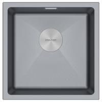 Мойка LUMI 45UNI, IT-GRANIT, LU45-GRM, серый металлик, 455х460, Paulmark