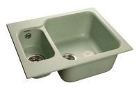 Кухонная мойка GranFest STANDART S-615K салатовый