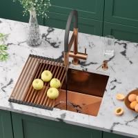 Кухонная мойка RoxenBath Uno 54 PVD бронза (текстурное покрытие)
