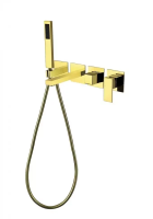 Смеситель для ванны скрытого монтажа Grocenberg GB5060 Золото глянец