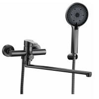 Смеситель для ванны Fmark FS8225Q, графит