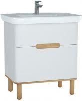 Тумба под раковину VitrA Sento 80 60824 белый/дерево