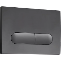 Кнопка смыва Veconi FLUSH V3, FLV3-GM, 240х162х9, пластик, оружейная сталь