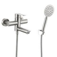 Смеситель для ванны FASHUN A53001, сатин