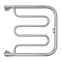 Полотенцесушитель водяной TERMINUS Фокстрот 1" БШ 500х500 без американок в комплекте