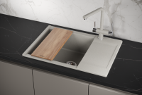 Мойка для кухни Granula Estetica 7003 базальт, 70х50 см, прямоугольная