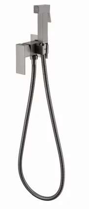 Смеситель встраиваемый с гигиеническим душем Grocenberg GB002 Графит