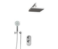 A16028 Thermo Встраиваемый комплект для душа WasserKRAFT с верхней душевой насадкой и лейкой