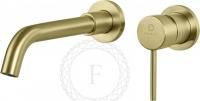 Cмеситель для раковины FILARETE Roun FL4020 (Матовое золото)