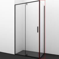 Душевая стенка WasserKRAFT Elbe 74P06-RP80 / Dill 61S06-RP80 80 74P06-RP80 / Dill 61S06-RP80