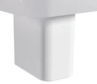 Полупьедестал для раковины Allen Brau Infinity 4.21009.20 белый глянец