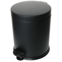 Ведро с крышкой (5 л) Fixsen, черный FX-34024B