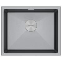 Мойка LUMI 55UNI, IT-GRANIT, LU55-GRM, серый металлик, 555х460, Paulmark
