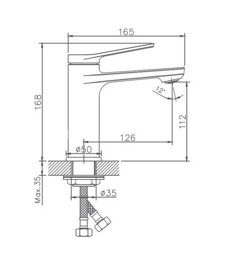 Смеситель для раковины Haiba HB10572