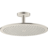 Верхний душ Axor ShowerSolutions. 350. 1 jet. потолочным подсоединением. сталь 26035800