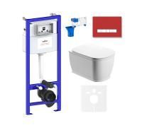 Комплект инсталляции и унитаза 7 в 1 Lavinia Boho Relfix Bell Pro Rimless 75110019