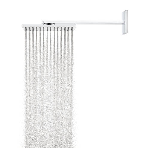 Верхний душ AXOR ShowerSolutions 300/300 2jet. с держателем. хром 35318000