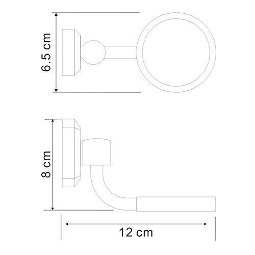 Держатель одинарный WasserKRAFT Oder C175