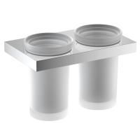 Стакан для ванной комнаты двойной Timo Petruma 15234/00, хром