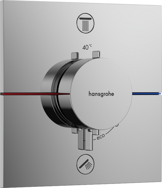 Термостат для скрытой установки Hansgrohe ShowerSelect Comfort S. 15572000. хром 15572000