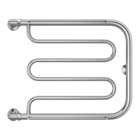 Полотенцесушитель водяной TERMINUS Фокстрот 1" БШ 600х500 без американок в комплекте