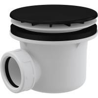 Сифон для душевого поддона Alcaplast, черный- мат, A49BLACK