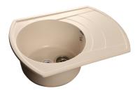 Кухонная мойка GranFest RONDO R-650L белый