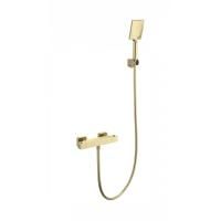 Смеситель для душа с термостатом WONZON & WOGHAND, Брашированное золото (WW-B2026-A-BG)
