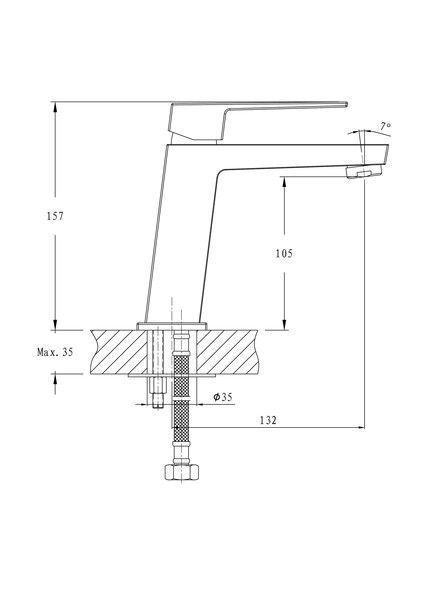 Смеситель для раковины Haiba HB11191