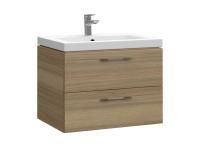 Тумба под раковину подвесная Cersanit LARA 60 для COMO 60 орех, 64134