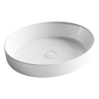 Умывальник Ceramicanova чаша накладная овальная Element 550x400x140мм