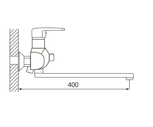Смеситель для ванны Shevanik S5122