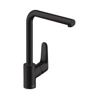 Hansgrohe Focus M41 Кухонный смеситель однорычажный 280 jet черный матовый 31817670