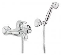 Смеситель для ванны и душа Webert Aurora AU850101015(153), хром