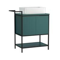 Тумба под раковину напольная Cersanit BOTANIQUE 80 для CREA 50 зелёный, 63014