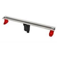 Желоб BERGES водосток SUPER Slim 800 хром глянец S-сифон D50/105 H50 вертикальный