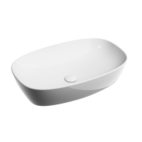 Умывальник Ceramicanova чаша накладная овальная Element 600x380x138мм