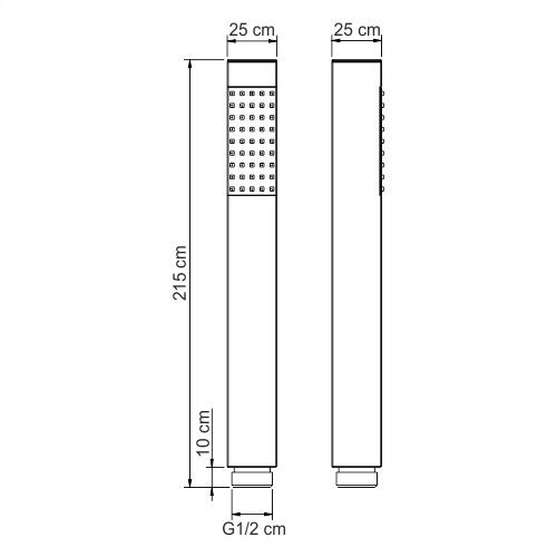Лейка для душа WasserKRAFT A106